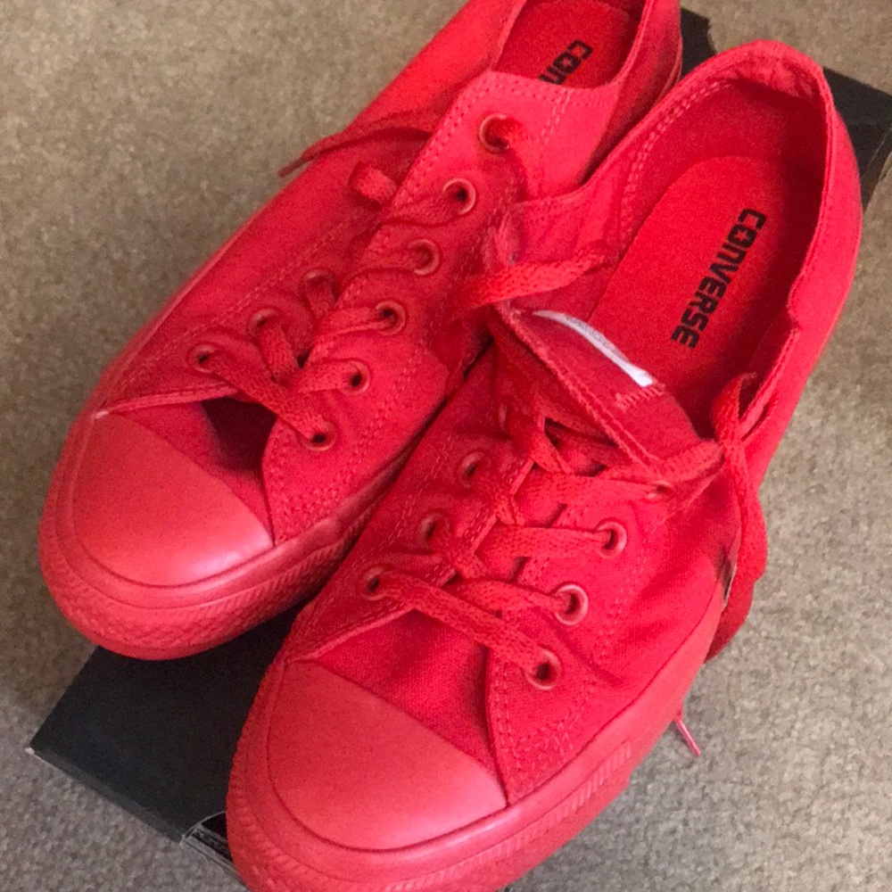 Converse Chuck Taylor red lo mono